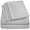 Silver, variant on BED BATH N MORE Luxurious Ultra Soft 6-Piece Bed Sheet Set Royal Blue Twin