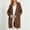 New-Brown, variant on PNTUTB Fall Winter Women's Longline Knit Cardigan Solid Color Long Sleeve Coat Casual Loose Comfort Stretch Trendy Versatile Coat