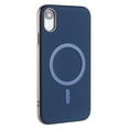thumbnail image 2 of Allytechgroup iPhone XR Case with Magnetic Ring, Compatible with Magsafe Slim Back Cover Flannel Inner Lining Shockproof Protective Phone Case for Apple iPhone XR, Darkblue, 2 of 6