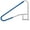 54"x36", variant on GARVEE 55"x32" Pool Handrail,Stainless Steel 375lbs Capacity Silver Rustproof Swimming Pool Stair Handrails with Blue Grip Cover