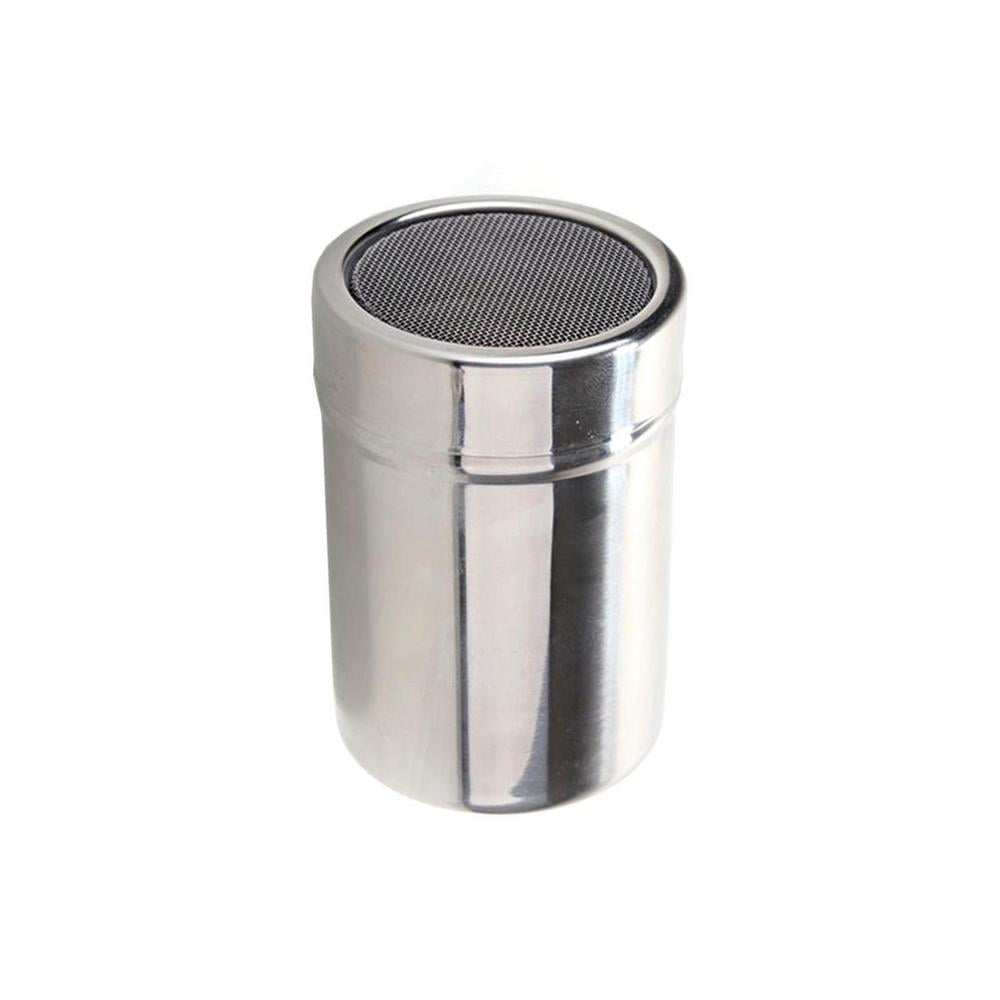 Powdered Sugar Shaker with Lid Mesh Shaker Dispenser for Flour