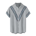 thumbnail image 5 of Hawaiian Shirt For Men, Men's Vintage Button Down Bowling Shirts Short Sleeve Summer Beach Shirt M, 5 of 5