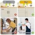 thumbnail image 2 of relayinert 2pcs Long-lasting Durability Made With ABS For Cabinet Latch Withstands Wear And Tear Neat Look 1Set, 2 of 6