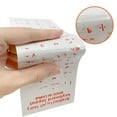 1 Sheet Transparent Arabic Keyboard Sticker Orange Blue Protective Film
