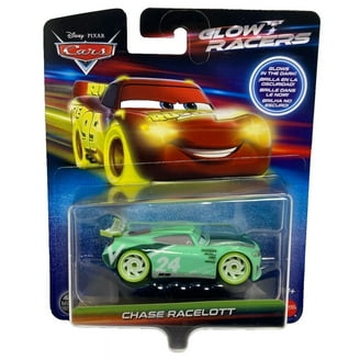 Mattel Disney Pixar Cars, Glow Racers Lightning McQueen Diecast