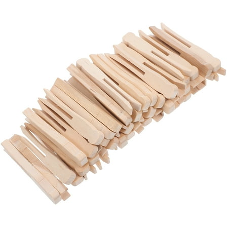 50pcs Wood Clips Mini Colored Clothespins for Crafting Old Fashioned Ornaments Picture Pegs Wooden Sticks Clothesline