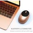 thumbnail image 2 of Satechi M1 Wireless Bluetooth Mouse, USB-C Rechargeable, Compact & Portable, for MacBook Air/Pro M5/M4, iPad Air/Pro M5/M4/M3, iPad mini, Mac mini, iMac & Windows - Gold, 2 of 5