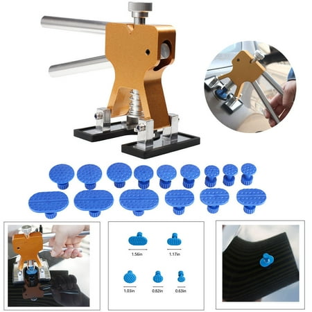 German Auto Body - Paintless Dent Repair Tools Kits Pro Dent Lifter & Glue Tabs Auto Body Dent Removal Tools Car Dent Remover