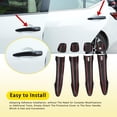 thumbnail image 5 of Set of 4 Gloss Black Door Handle Cover Trim Fit for 2019-2023 Nissan Altima, 5 of 7