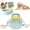 Blue, variant on Portable Pet Water Bottle, 500ml Foldable Dog Water Dispenser with Shoulder Strap for Dogs and Cats Outdoor Hiking Walking Travel