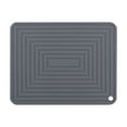 thumbnail image 1 of AMLESO Silicone Dish & Utensil Draining Board Dry Fast Sink Drying Mat gray, 1 of 3