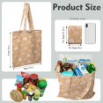 thumbnail image 2 of Rustic Earthy Canvas Shopping Bag – Nordic Style Reusable Tote, 2 of 6