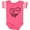 Football Pink and White, variant on Inktastic I Love My Gigi in Black Chalk Heart Boys or Girls Baby Bodysuit