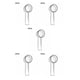 thumbnail image 2 of Juego de 4 Fundas para Cepillos Cateissary Tapa de Cabeza de Cepillo Eléctrico Universal Plástico, 2 of 6