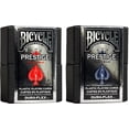 thumbnail image 1 of Bicycle Prestige Waterproof Plastic Playing Cards, Red and Blue 2 Pack, 1 of 5