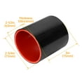 thumbnail image 5 of 8Pc 2.5 inch  Universal Aluminum Turbo Intercooler Pipe Kit +Silicone Hose+Clamp, 5 of 11