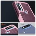 thumbnail image 3 of Motorola Moto G Play 2023, Moto G Pure, Moto G Power 2022 Case, Heavy Duty 3 in 1 Rugged Shockproof Rugged Silicone Hybrid Hard PC Soft TPU Bumper Camera Raised Drop Protective Cover, Pink, 3 of 8