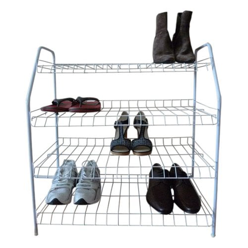 Rebrilliant Carven 4-Tier Shoe Rack Organizer for Closet, Bathroom