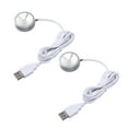 thumbnail image 1 of Small Display Spotlight, LED Display Spotlight, Aluminum USB Powered Cabinet Light with Long Cable, Compact Design for Showcase, Tables, and Shelves, 1 of 7