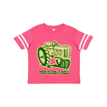 

Inktastic This is How I Roll Tractor GRN Gift Toddler Boy or Toddler Girl T-Shirt