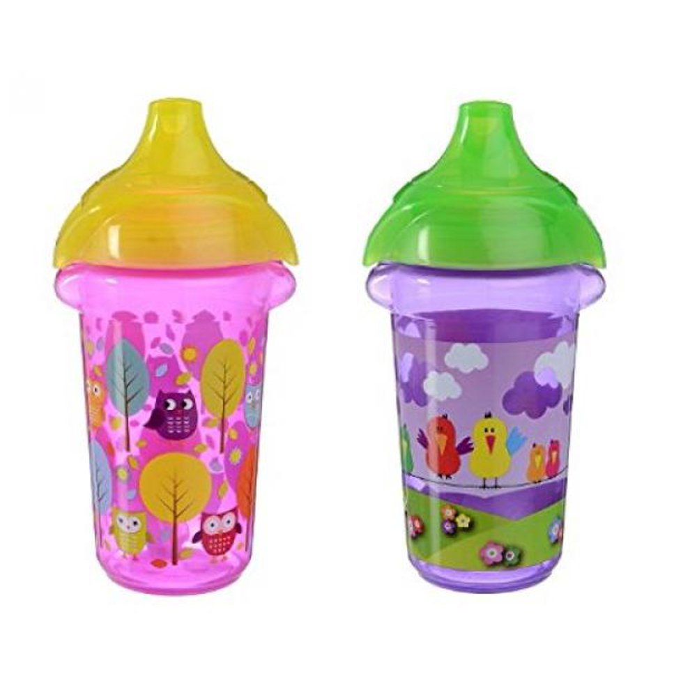 Munchkin 2 Pack Click Lock Deco Sippy Cup 9 Ounce Walmart