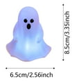 thumbnail image 3 of Halloween Ghost Night Light Decorations - Spooky LED Ghost Figurines for Indoor Use, Battery Powered Halloween Decor for Mantel, Shelf, Tabletop, Bedroom, Kitchen Party, 3 of 6