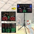 thumbnail image 2 of 15 Digit Electronic Scoreboard LED Digital Portable Electric Scorekeeper Indoor Outdoor Basketball Volleyball Sports Scoreboard, 2 of 5