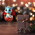 thumbnail image 4 of Lindos colgantes de coche decoración navideña 2D decoración interior creativa regalo de Navidad, 4 of 5