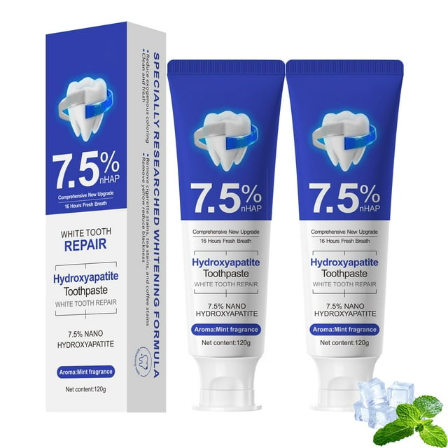 Pasta de dientes con hidroxiapatita nichalosa al 7,5% con Nano Enamel Protect