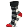 thumbnail image 2 of MeMoi Women's Buffalo Check Plush Cabin Socks - Mens - Male, 2 of 4