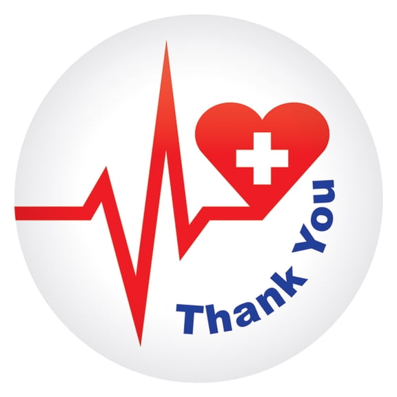 Thank You Button, (Pack of 6)