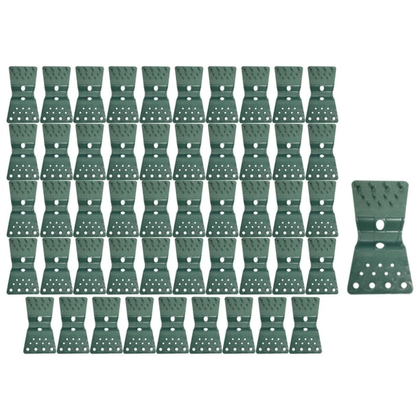 50 Piezas Pinzas para Malla Sombra Sujetadores Portátiles para Tela de Sombreado Abrazaderas Prácticas para Solares Clips de PP Adecuados para