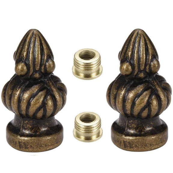 Bronze Metal Lamp Finial Cap Knob Lamp Decoration for Lamp Shade Accessories