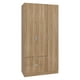 thumbnail image 2 of Ropero Closet 3 puertas y 2 cajones Color Madera RTA, 2 of 4