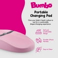 thumbnail image 3 of Bumbo Diaper Changing Pad, Contoured Support Baby Changing Mat, Pink, 3 of 10