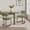Green-Brass Frame-Set of 2, variant on Spruce & Spring Modern Low-Back Metal Dining Chair with Upholstered Seat Set of 2, Ivory White&Brass Frame