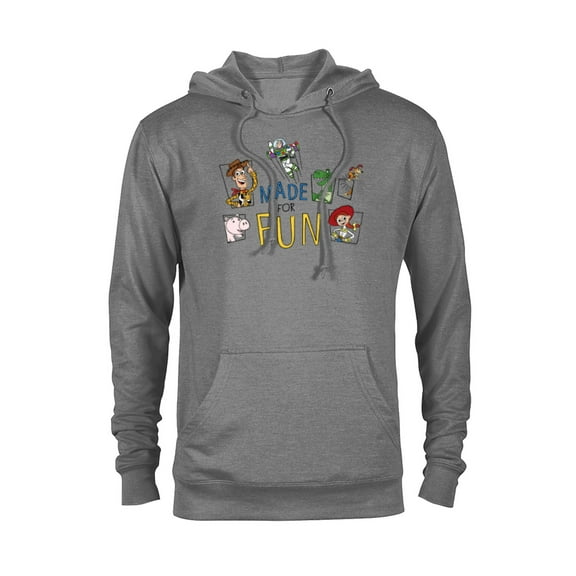 Disney PIXAR Toy Story Crew Made for Fun - Pullover Hoodie for Adults - Customized-Athletic Heather