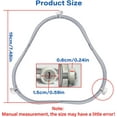 thumbnail image 2 of 7.48 in W11252182 Microwave Turntable Ring Replacement for Whirlpool with Rollers 8206227 Microwave Glass Tray Support Holder for Whirlpool Microwave Inner Ring Accessories Parts, 2 of 6