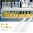 thumbnail image 4 of 100Pcs 12X100mm parent Laboratory Clear Plastic Test Tubes Vials with Push Caps School Lab Supp, 4 of 5