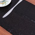 thumbnail image 4 of Yongwei table runner Black Sequin Table Runner Rectangular Glitter Runner Tablecloth for Wedding Party Christmas, 4 of 10