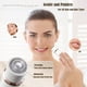 thumbnail image 4 of Afeitadora eléctrica para mujeres: Kit de depilación y depilación indoloro 2 en 1, uso en seco y húmedo, inalámbrica, recargable tipo C con recortador de vello facial, cabezal de afeitado de 3 hojas y, 4 of 5