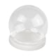 thumbnail image 5 of Cúpula de cristal para exhibición, tarro de bola con base de madera, caja de globo de cristal vacía para Base plana blanca, 5 of 8