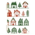 thumbnail image 7 of FORMRS 1-Subject Spiral Notebook 8" x 5" College Ruled 60 Refillable Sheet A5 Hard Cover, 2 Pack, White Christmas House, 7 of 7