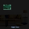 thumbnail image 4 of Startonight Canvas Wall Art Miami Beach Florida USA , Dual View Surprise Artwork Modern Framed Ready to Hang Wall Art 100% Original Art Painting 23.62 X 35.43 inch, 4 of 9
