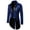 Blue, variant on Mens Sequin Tuxedo Tailcoat Swallowtail Suit Jacket Dinner Party Wedding Blazer Slim Fit Show Tux Dress Coat (Gold,L)
