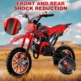 thumbnail image 4 of Gpower 49cc Dirt Bike for Kids 6-15,2-Stroke Gas Powered Mini Dirt Bike,1.5L Fuel Capacity,1-Seater,Red, 4 of 7