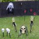 thumbnail image 4 of Fantasma trepador de Halloween, juego realista de 3 estacas de esqueleto aterradores, suministros para fiestas, 4 of 5