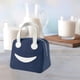 thumbnail image 2 of Bolsa térmica funcional con cierre suave para el almuerzo, ideal para picnics y para mantener el calor, color azul marino, 2 of 9