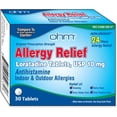 thumbnail image 2 of Loratadine USP 10mg Antihistamine 24 Hour Allergy Relief Tablets 30 Count, Non-Drowsy, Original Prescription Strength, 2 of 5
