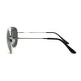 thumbnail image 3 of Timeless Classic Aviator Style Metal Rim Spring Hinge Sunglasses Silver Mirror, 3 of 4